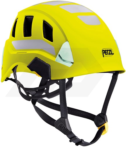 Petzl Strato Vent Hi-Viz Lichtgewicht Geventileerde High-visibility Klimhelm Geel