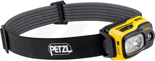 Petzl Swift RL Pro Hoofdlamp Zwart/Geel (1100lm)