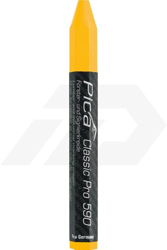 Pica Classic Pro 590 Markeerkrijt Geel (12 Stuks)