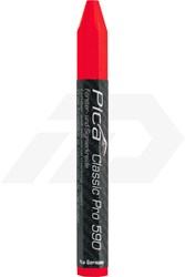 Pica Classic Pro 590 Markeerkrijt Rood (12 Stuks)
