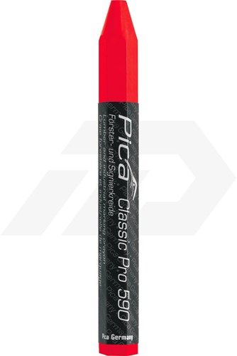 Pica Classic Pro 590 Markeerkrijt Rood (12 Stuks)