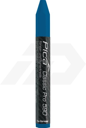 Pica Classic Pro 590 Markeerkrijt Blauw (12 Stuks)