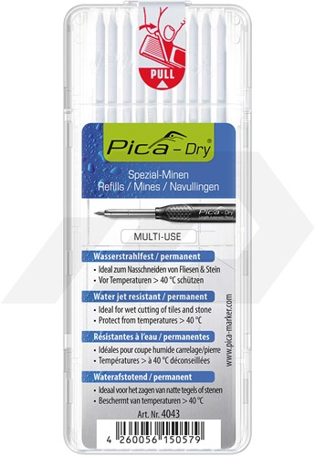 Pica-Dry Reserve Stiftjes Wit (10 Stuks)