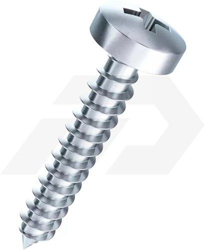 Plaatschroef 3.5x16mm Verzinkt Bolkop PH2 DIN 7981-C (100 Stuks)