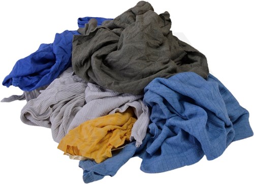 Poetslappen Tricot Bont 10 Kg. (in Doos)