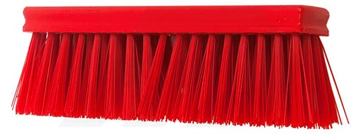 Polet Straatbezem 30cm Rood Kunststof