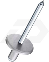 Gesipa Popnagel 4,0x12mm Aluminium Met Grote Kop 12mm