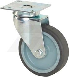 Promat Zwenkwiel Ø 100mm 100 Kg PU Met Topplaat