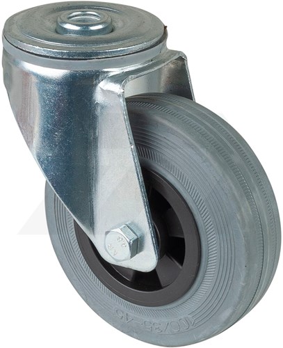 Promat Zwenkwiel Ø 100mm 75 kg Polypropyleen Met Centraalgat