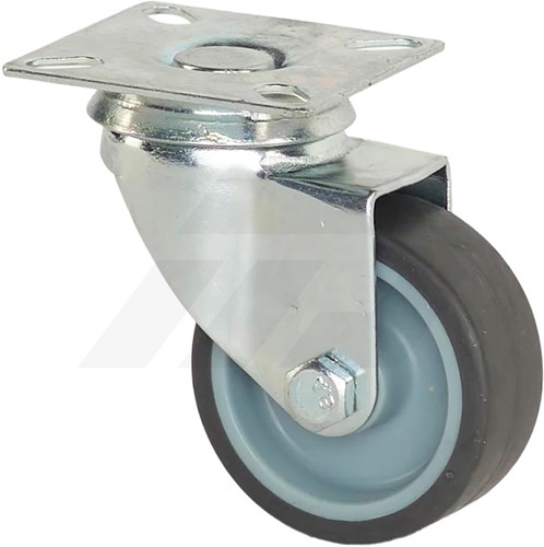 Promat Zwenkwiel Ø 50mm 50 Kg PU Met Topplaat