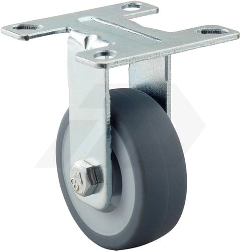 Promat Bokwiel Ø 50mm 50 kg PU Met Topplaat