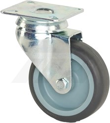 Promat Zwenkwiel Ø 75mm 75 Kg PU Met Topplaat