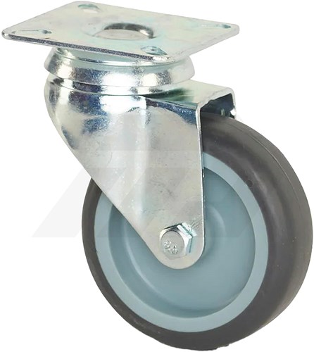 Promat Zwenkwiel Ø 75mm 75 Kg PU Met Topplaat