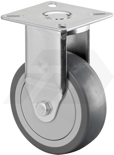 Promat Bokwiel Ø 75mm 75 kg PU Met Topplaat