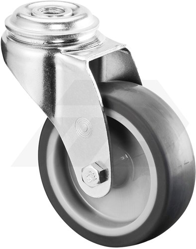 Promat Zwenkwiel Ø 75mm 75 kg PU Met Centraalgat