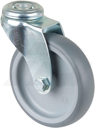 Promat Zwenkwiel Ø 100mm 100 kg PU Met Centraalgat