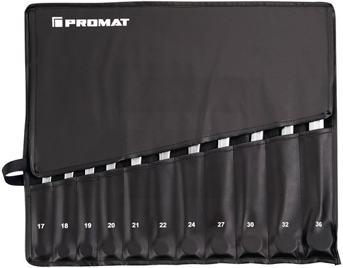 Promat Ringsteeksleutelset 22-Delig (In Tas)