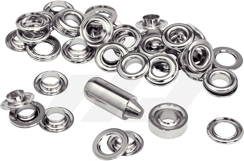 Rapid Zeilringen Ø21x10mm Incl. Aambeeld (25 Stuks)