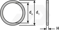 Rotec Reduceerring 30x16mm 1,4mm Dik-2