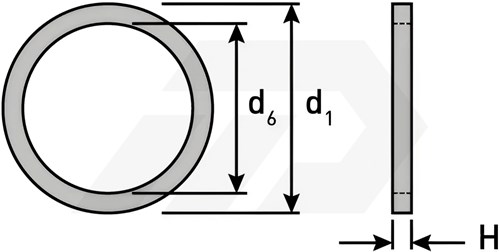 Rotec Reduceerring 30x16mm 1,4mm Dik-2