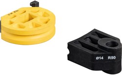 REMS Buigsegment en Glijstuk Ø 14 mm R50 Polyamide voor Curvo en Sinus