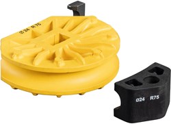 REMS Buigsegment en Glijstuk Ø 24 mm R75 Polyamide voor Curvo en Sinus
