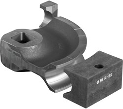REMS Buigsegment en Glijstuk Ø 50 mm R135 Gietijzer voor Curvo 50