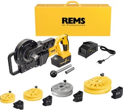 REMS Curvo 22 V Set Ø 15, 18, 22 en 28 mm Accupijpenbuiger (28 mm R102 Koper) (In Koffer)