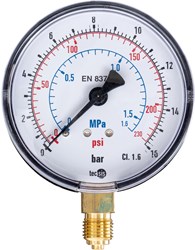 REMS Manometer met Fijne Schaalverdeling tot 16 bar