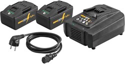 REMS Power-Pack 22 V, 2 x Accu 5,0 Ah met Snellaadapparaat 290 W