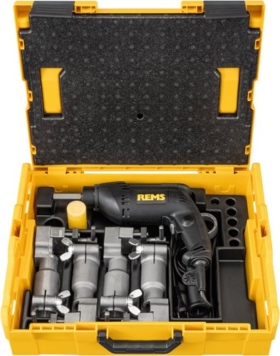 REMS Twist Set 12, 15, 18 en 22 mm Elektrische Buisoptromper (In L-Boxx)-3