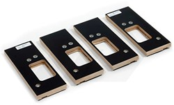 Riens Scharnierfreesmallenset 76x76mm 4-Delig