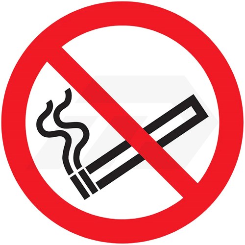 Sticker Verboden Te Roken Ø200mm