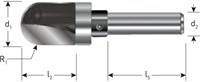 Rotec Dakgootfrees 12mm R6 Gold Line Met Geleidelager Schacht 8mm (1 Stuks)-2