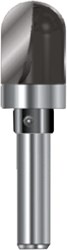 Rotec Dakgootfrees 12mm R6 Gold Line Met Geleidelager Schacht 8mm (1 Stuks)