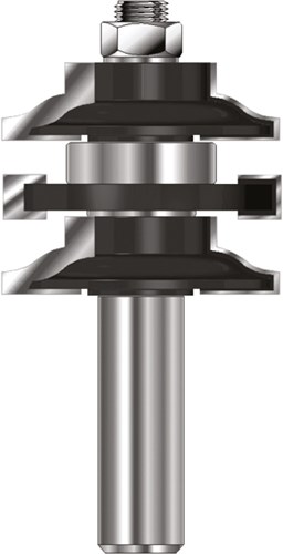 Rotec Contraprofielfrees Z3 41mm R4,76 Gold Line Schacht 8mm (1 Stuks)
