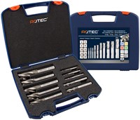 Rotec Ruwfrezenset HSS-E Kort 10-delig ø4-20mm in Koffer (1 Set)
