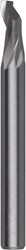 Rotec Eentandsfrees 4x12mm HSS-E Kort [Z1] Cilindrisch Schacht 8mm (1 Stuks)