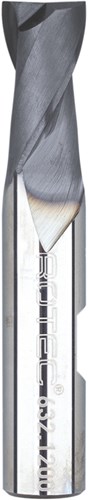 Rotec Spiebaanfrees 6x16mm VHM Silver Line Kort TiAlN-Gecoat Weldon Schacht 6mm (1 Stuks)