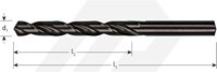 Rotec Metaalboor 5,8x93mm HSS-R (10 Stuks)-2