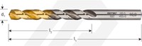 Rotec Metaalboor 4,5x80mm HSS-G TiN-Top (1 Stuks)-2