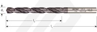 Rotec Metaalboor 8,0x117mm HSS-Co TiAlN Gold-Line (1 Stuks)-2