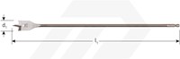Rotec Speedboor 12x400mm 1/4" Aansluiting-2