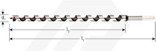 Rotec Slangenboor 14x460mm (1 Stuks)-2