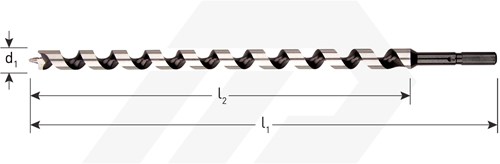 Rotec Slangenboor 40x235mm Gold Line (1 Stuks)-2