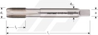 Rotec Machinetap BSP 1/4" (Gasdraad) DIN 5156 HSS-E (1 Stuks)-2
