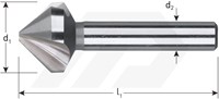 Rotec Verzinkfrees 13,4mm HSS-G 90°-2