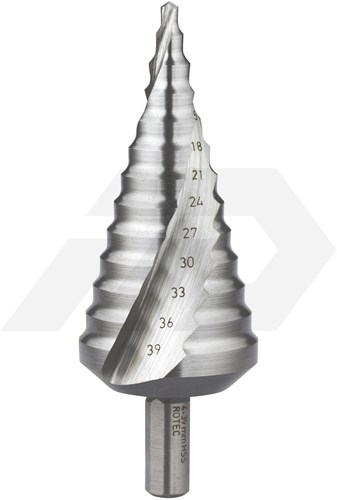 Rotec Trappenboor 4,0-39,0mm HSS (1 Stuks)