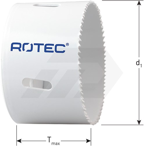 Rotec Gatzaag 44,0mm Fijnvertand HSS-Co (1 Stuks)-2