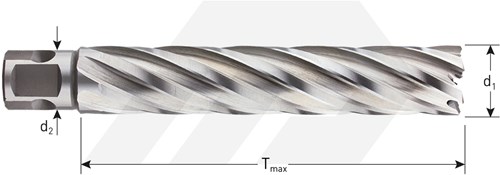 Rotec Kernboor 23x110mm HSS-XE UNI-2
